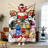 Power Rangers  Soft and Comfortable Flannel Suitable for Sofas Living Rooms Outdoor Camping Travel and Also Makes a Great Anniversary Gif