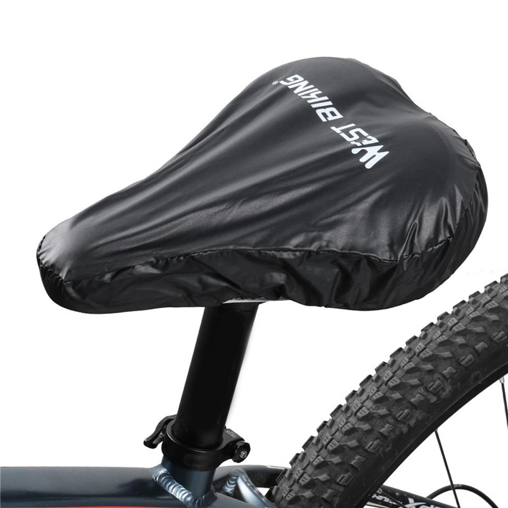 WEST BIKING Bicycle Seats Rain Cover Bike Saddle Cover Waterproof Cushion Cover Bike Accessories