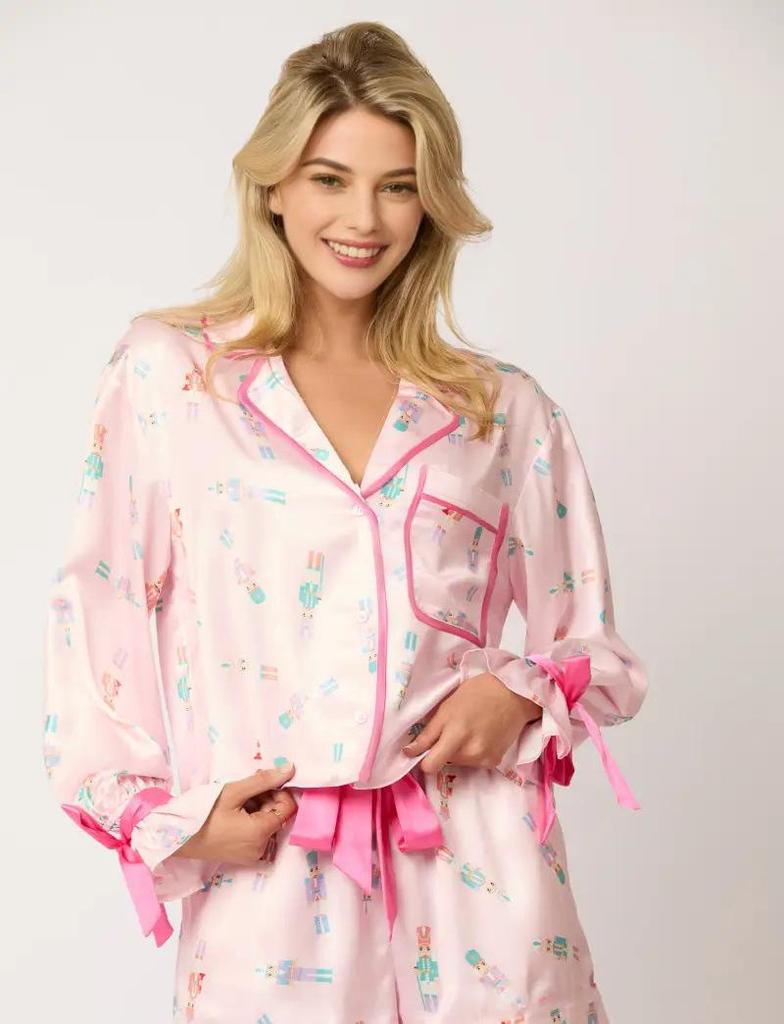 2024 New Women's European & American Print Pajama Suit