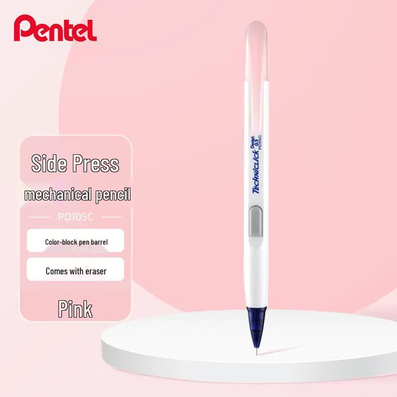 Pentel PD105C 0.5mm Side-Click Mechanical Pencil with Eraser