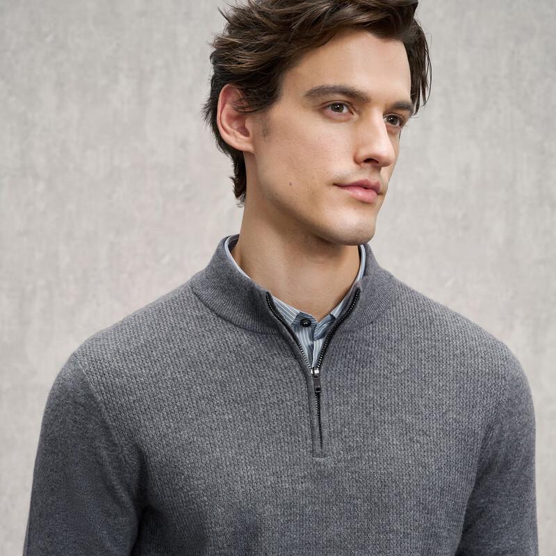 

EMZ Erdos Men s 7A Antibacterial Wool Cashmere Pullover Sweater 2XL