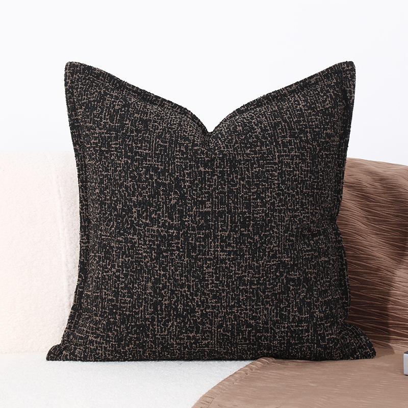 

Легкая роскошная черно-белая наволочка для дивана, современная и минималистичная наволочка для подушки в гостиную, наволочка для украшения дивана
