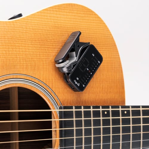 Cherub Rechargeable Clip-on Tuner, USB Type-C Charging Cable Included, Easy-to-Read Display, Simple Two-Button Design, Slim and Compact Size, Auto Pow