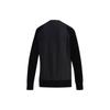 adidas Neo Logo Print Color Block Raglan Sleeve Round Neck Casual Vintage Sweatshirt Women Sweatshirt Black EI4274