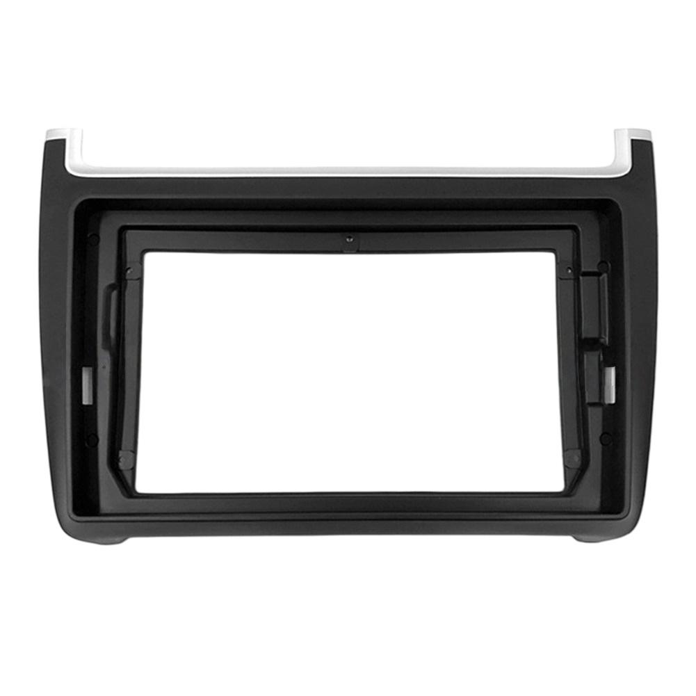 Car Radio Panel Radio Fascia Frame For POLO Dashboard Mount Panel Kit Car Radio Bezel Navigation Modification Faceplate Parts