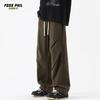 Foss Phil Herren Herbst/Winter Weite Baumwoll-Cargohose