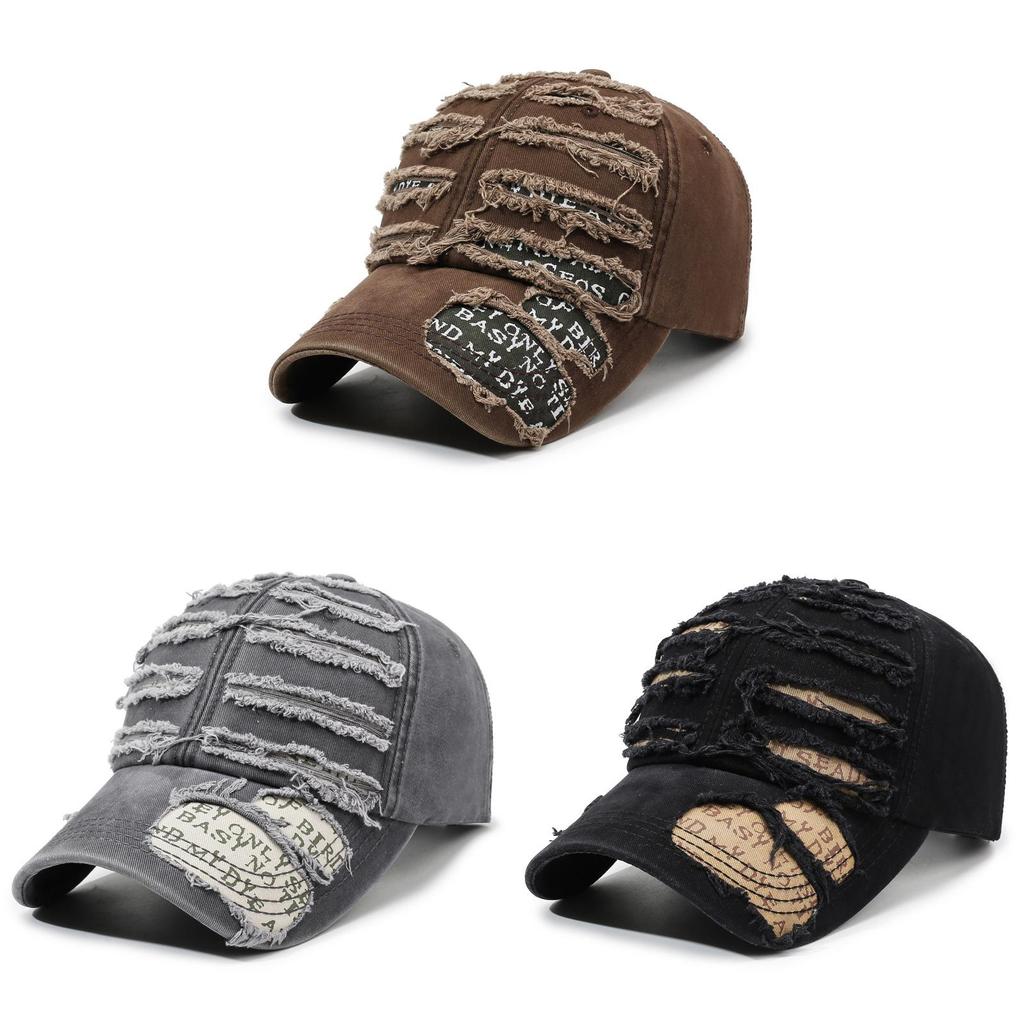 Streetwear Vintage Cotton Baseball Cap With Sun Protection For Men And Women