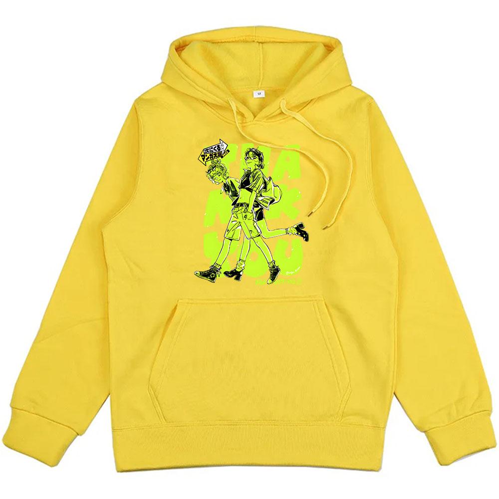 Manga Graphic Hoodies She Wasn't A Guy Comic Printing Pullovers The Guy She Was Interested in Wasn't A Guy At Sweatshirts