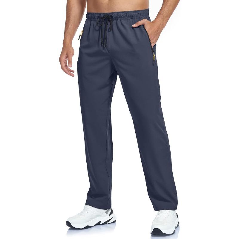 Spring and Summer Thin Ice Silk Quick Dry Casual Pants Outdoor Running Fitness Sports Pants Men S Casual Pants Clothing Work Pants Leisure Trouser