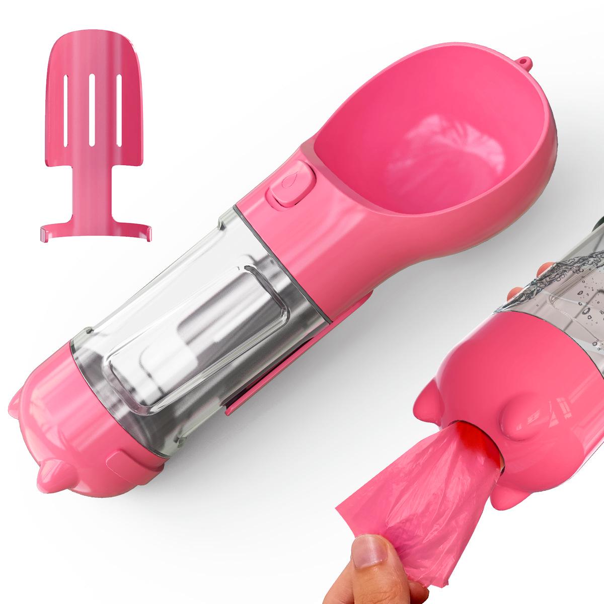

Dogdoggypuppy convinent and fast Water Bottle ravel Drinking Cup Drinking Feeder Ideal for outdoor Modern Modern High Quality 300ml розовый