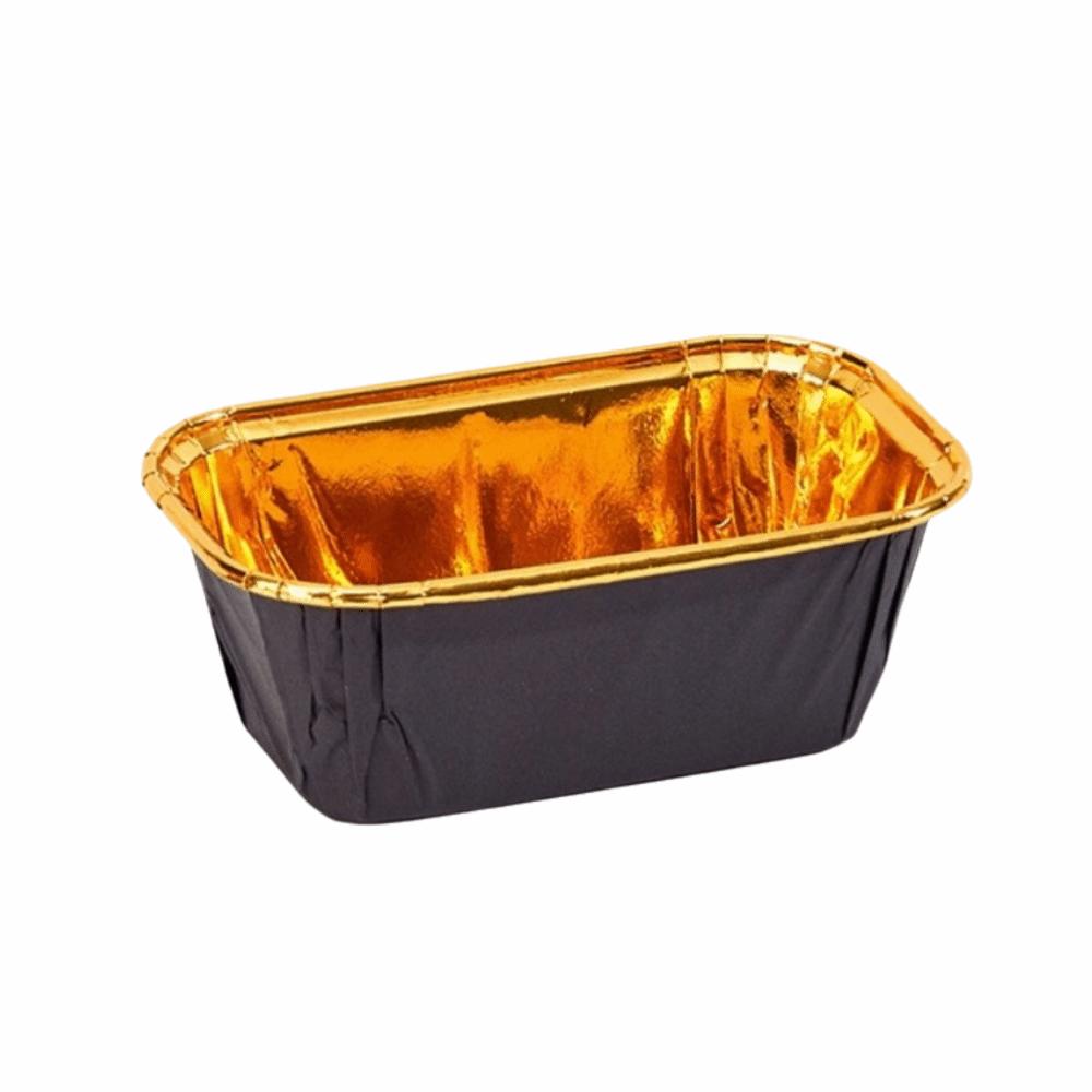 50Pcs Paper Dessert Baking Cup Oil-proof Cupcake Packing Wrappers Baking Muffin Box  Party Supply Rectangular Red