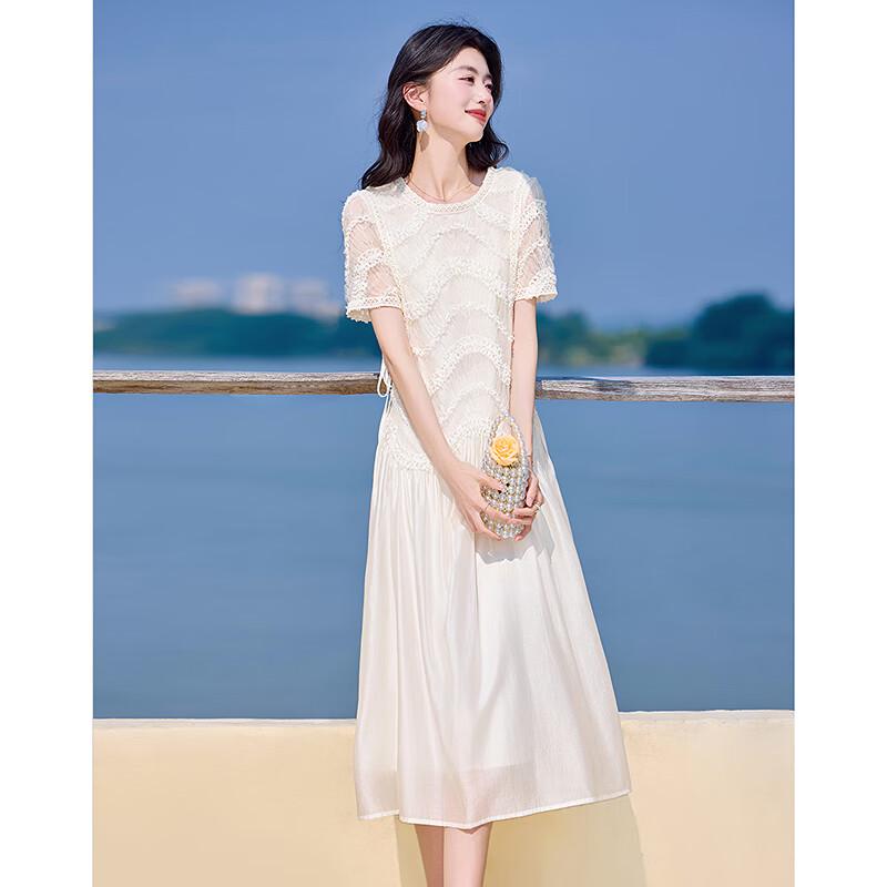 2025 Summer Petite Elegant Slimming A-Line Midi Dress