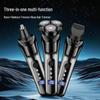 Lingke 5000 Men's Three-Head Double-Ring Floating Electric Razor with Digital Display