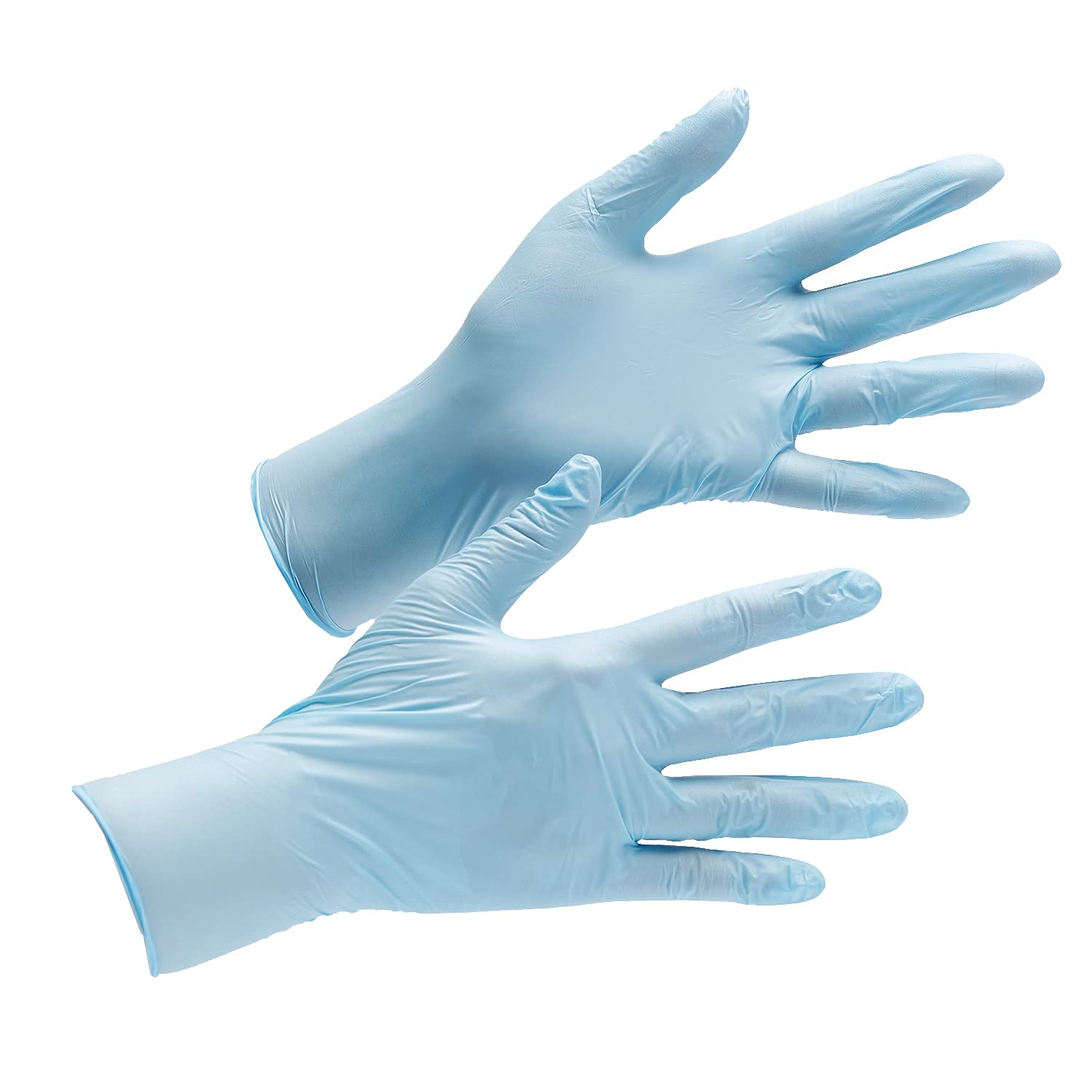 

Midori Anzen Nitrile Work High 200 Size LL Gloves, Accelerator-Free, Flexible, Strength, Non-Slip, Ultra-Thin, Powder-Free, Blue, Count, синий