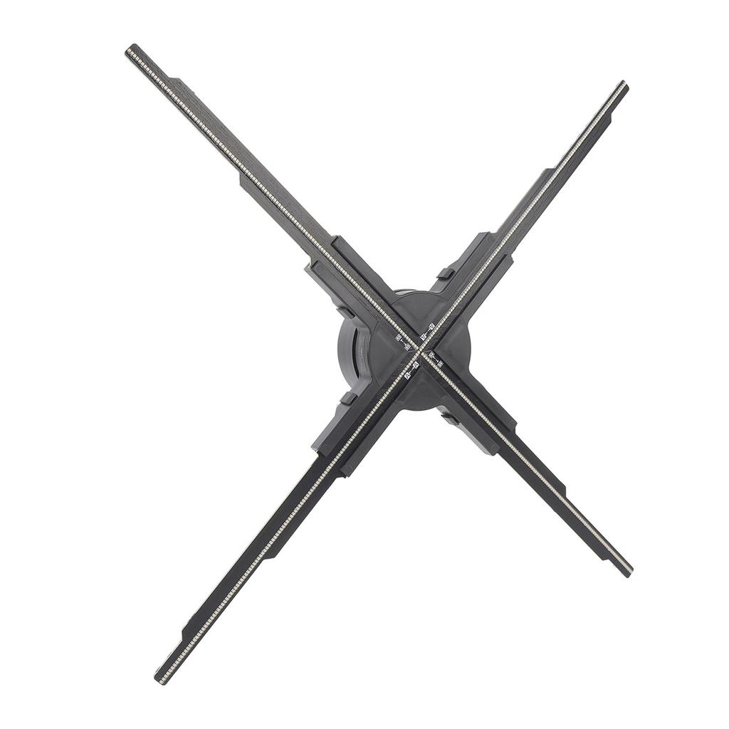 3D Holographic Fan 50cm 510x1400P Resolution 510LEDs 4GB Memory Supports PC Software APP Editing LED Fan Projector
