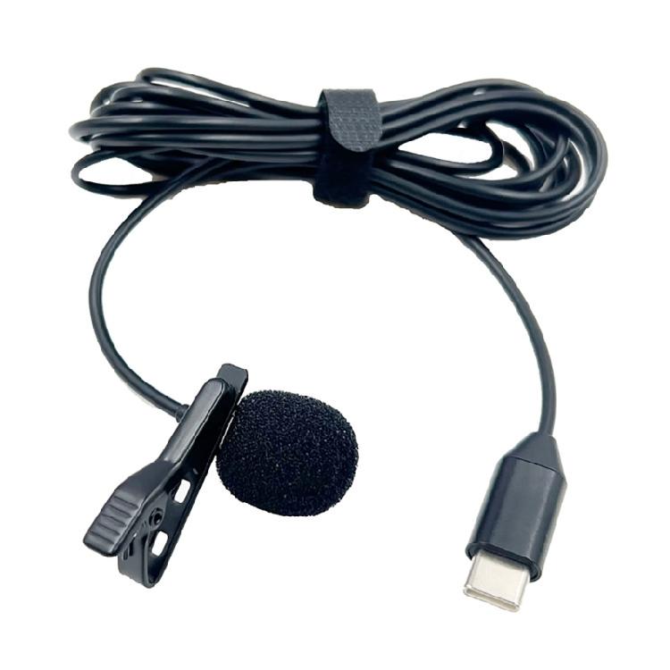 Type C Lapel Mic Compact and Reliable Audios Solution fit for Phone 15 Series
