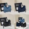 Street Style Denim Bag With Detail For Casual Daily Use