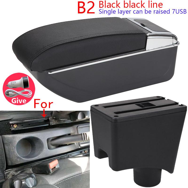 For Dacia Renault Sandero Logan 2 Armrest For Nissan Almera G15 Car Armrest box For Lada LARGUS Storage box Car Accessories