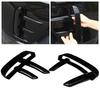 6Pcs Black ABS Plastic Front Fog Lamp Cover Trim for Discovery 5 2017‑2018