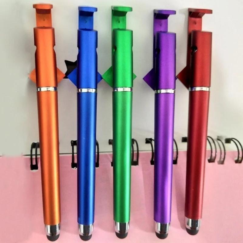 

2pcs/set Creative Color Signature Pen Mobile Phone Holder Pen Pen Mobile Office Pen Multifunctional Gel Pen Wholesale белый