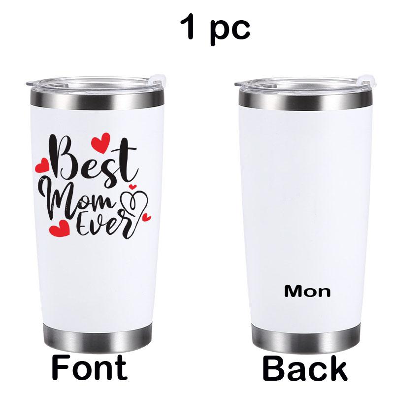 Font Back LOGO Text  Cute Thermos Bottle Tumbler 20OZ Car Mug Beer Wine Milk Water Thermal Cup Portable Sport Water Bottle Gift