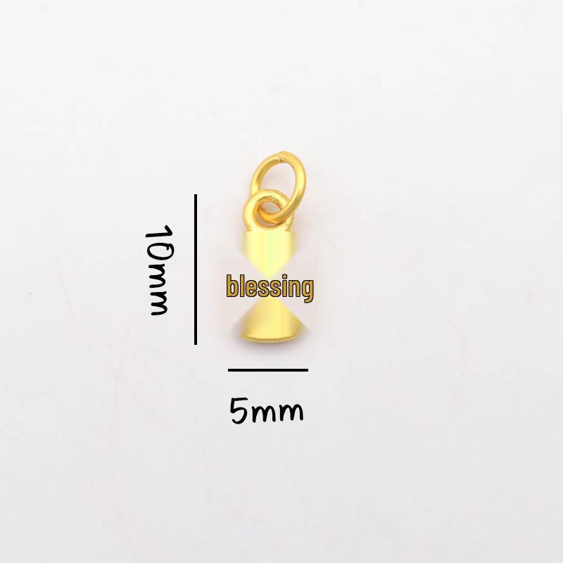 

Браслет из бусин мала из золотого песка «Мир и радость» с биркой «Удача»