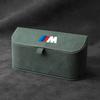 High-Quality Suede Car Sun Visor Glasses Box Car Badge Sunglasses Clips Glasses Box For BMW X1 X3 G01 X4 G02 X5 F15 F16 M3 M4 F3 QQ2