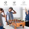 GYMAX Tischfußball Fußball Analoges Brett Tischfußball Echter Spieler Tischplatte Eltern und Bester Freund Spiel, Brett, Spiel, Spiel, Kompakt, Fußball, Spiel,