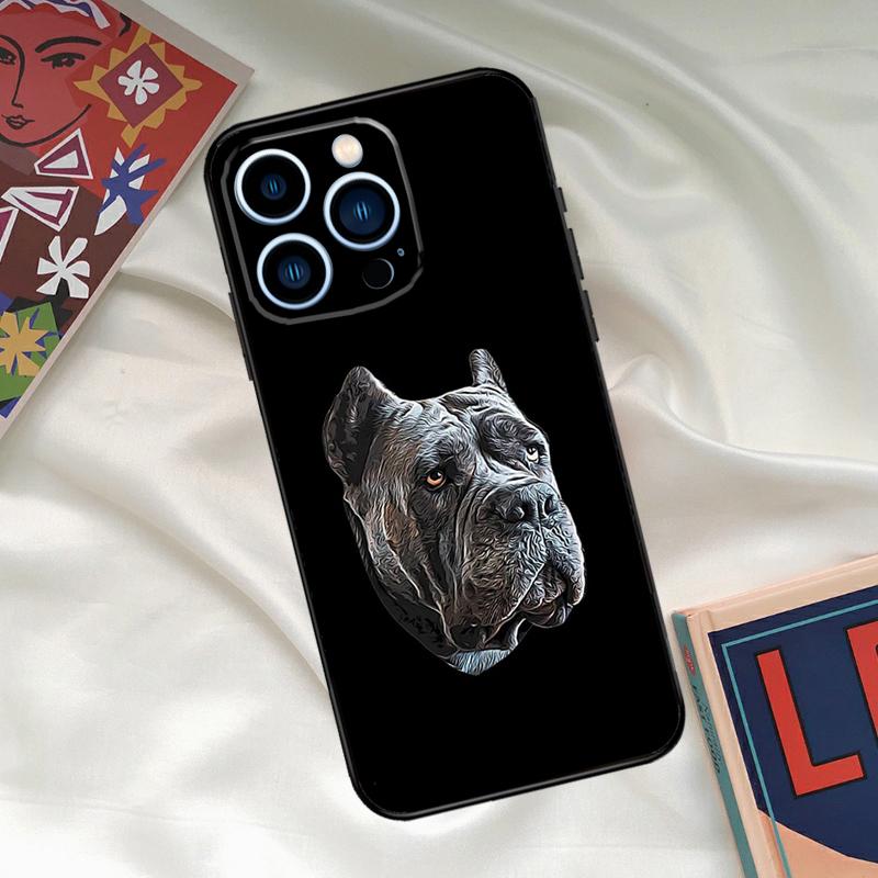 Italian Cane Corso Mastiff Dogs Phone Case For iPhone 17 16 15 13 12 11 14 Pro Max 16 Plus 12 13 Mini 16e 17 Air Funda Cover