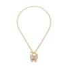 Elegante Schmetterlingsschale Inlaid Kette Halskette mit OT-Verschluss - Luxuriöses High-End Choker Halsband
