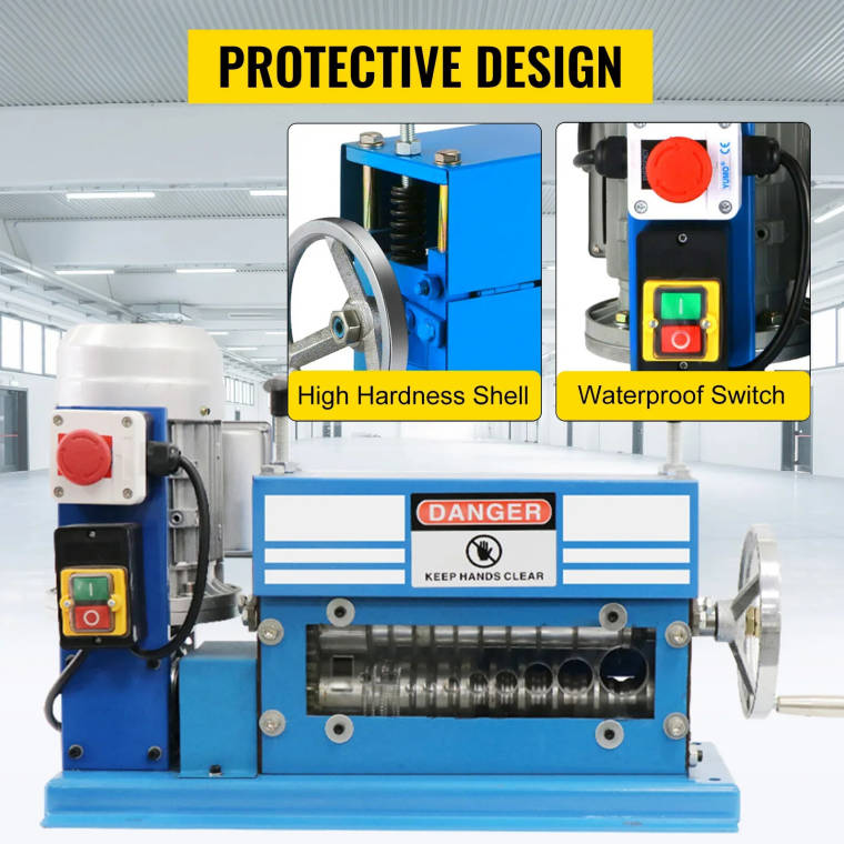 1.5-38mm Electric Cable Stripper Cable Stripper for Copper Recycling