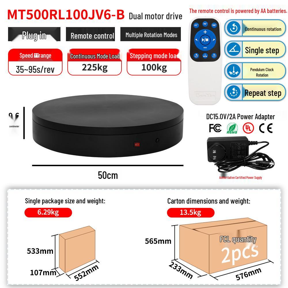Remote-Controlled Rotating Display Stand for Photography and Jewelry