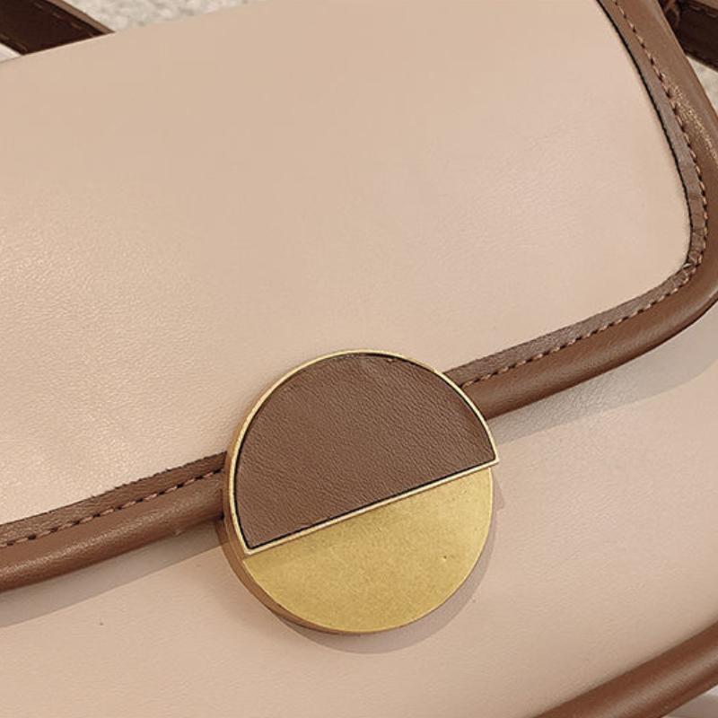 WTEMPO Brand Niche Senior Women's Underarm Bag Fashion Retro Contrast Color Small Square Bag Versatile Ins Shoulder Messenger Bags