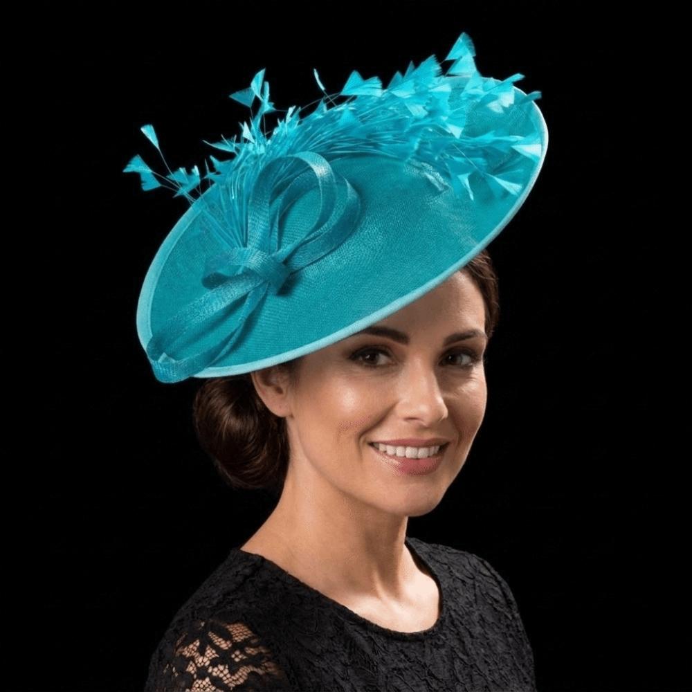 With Feather Bridal Hats Headwear Party Hats Elegant Big Top Hats Banquet