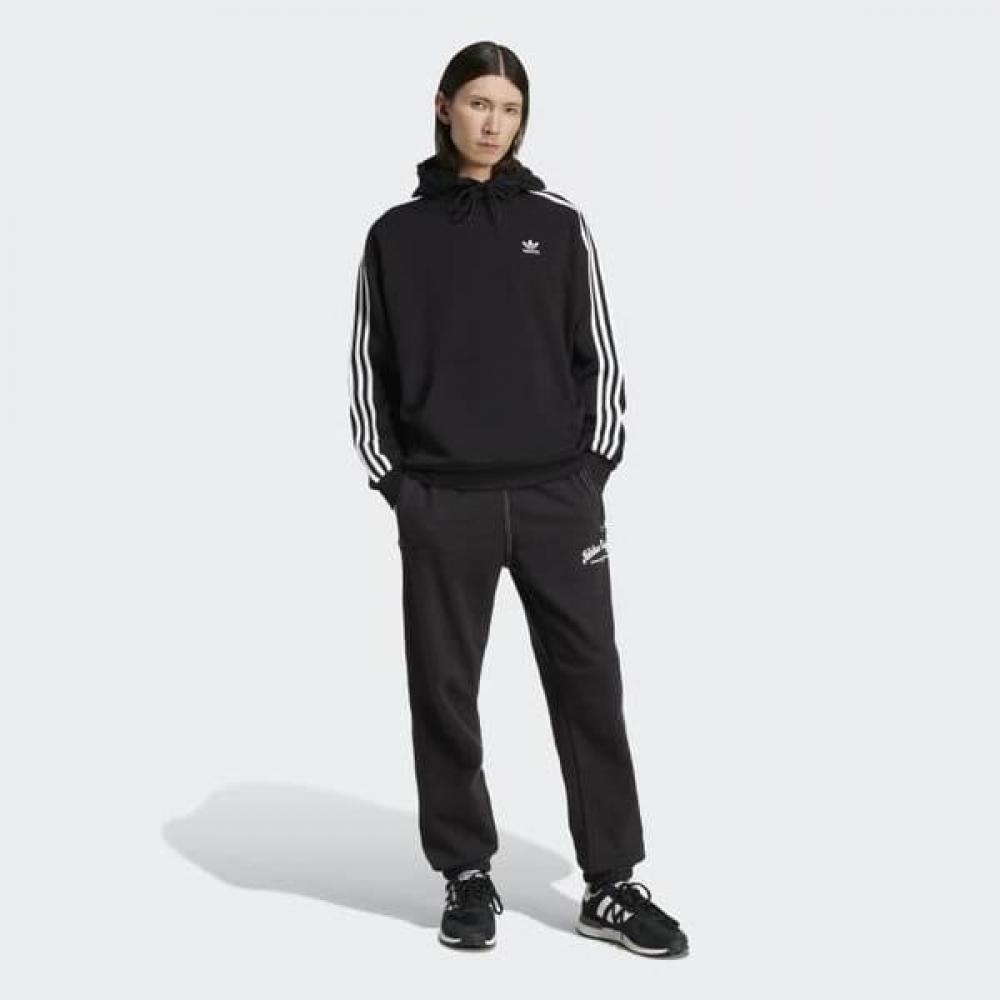 Adidas Baggy Fit Basic Hoodie Three Stripes  Jc6251 
