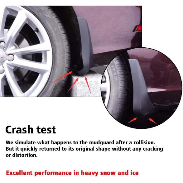 4Pcs Car Mud Flaps Splash Guards Fender Mudguard Compatible with Chevrolet Malibu 2016-2023 – Durable Protection for Your Vehicle