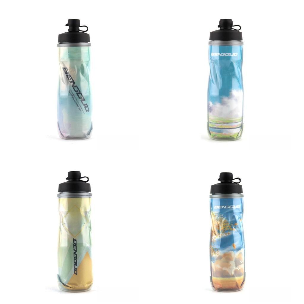 Bicycle Water Bottle With Dust Cover And Insulation For Road Cycling Enthusiasts