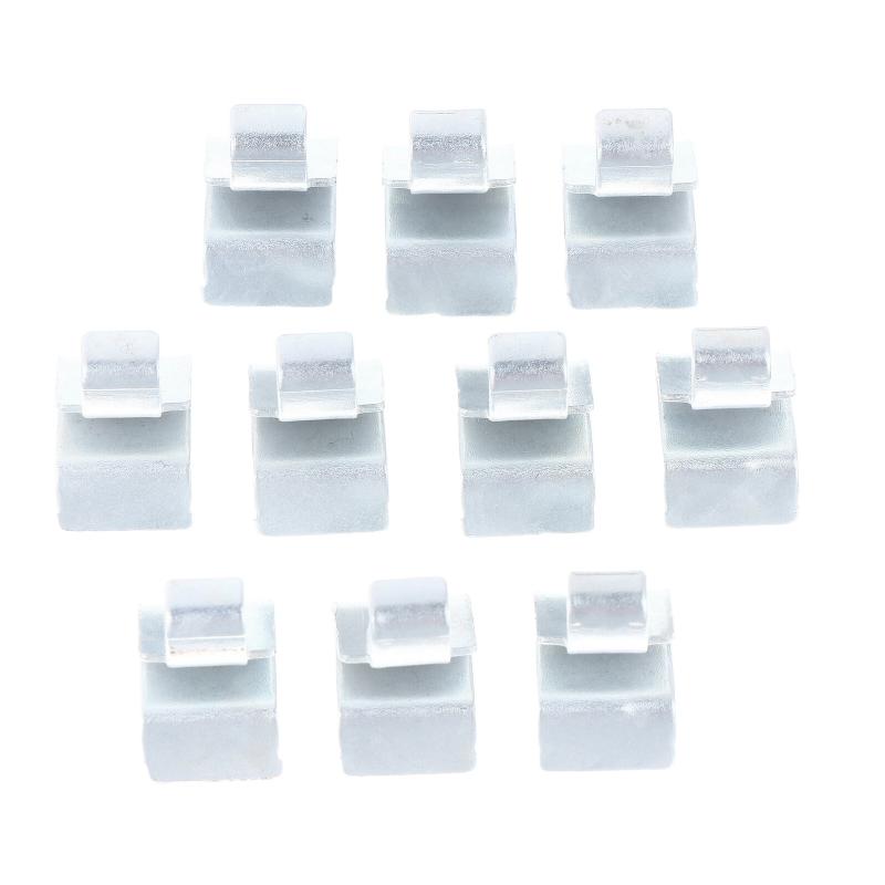 10 st Kraftiga Metallskåpshyllklämmor Hållbara Hyllstöd För Arkivskåp Hyllklämmor Justerbara Stöd Klämma