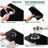 1 Set 5-Hole Gas Stove Pad Protective Cover Kitchen Cleaning Anti-dirty Non-stick Pad Reusable Stovetop Scratch Protector Pads
