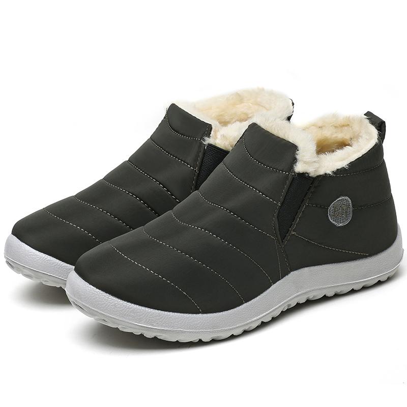 

Мужские ботинки Сохраняют тепло Зимняя обувь для мужчин Зимние ботинки Мех Водонепроницаемые Снежные Ботас Пара Омбре Повседневные Боевые Ботильоны 39