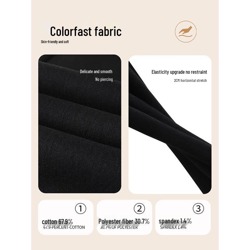 High-Waist Slimming Velvet Cigarette Pants for Women - Winter 2024 Edition, Narrow Straight Leg Jeans