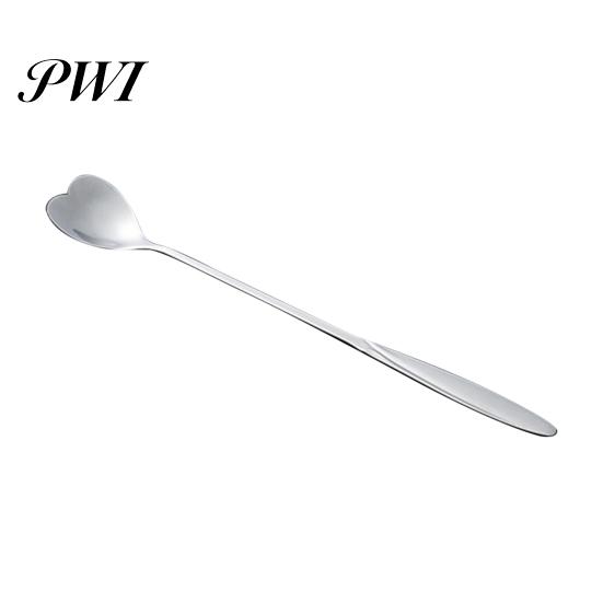 Coffee Spoon Long Handle Fine Texture Stainless Dessert Steel Mixing for Home Milk