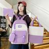 School Bag High School Large Capacity Durable Student Backpack Color Matching High Value Girls Backpack Fashion