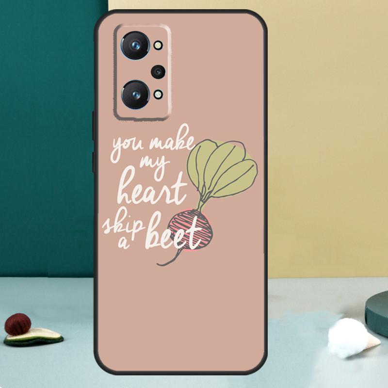 Vegan Vegetarian Quote For Realme 11 10 12 13 14 Pro Plus GT 7 6 5 Pro GT 6T C67 C61 C53 C51 C21Y C25S C75 C55 Case