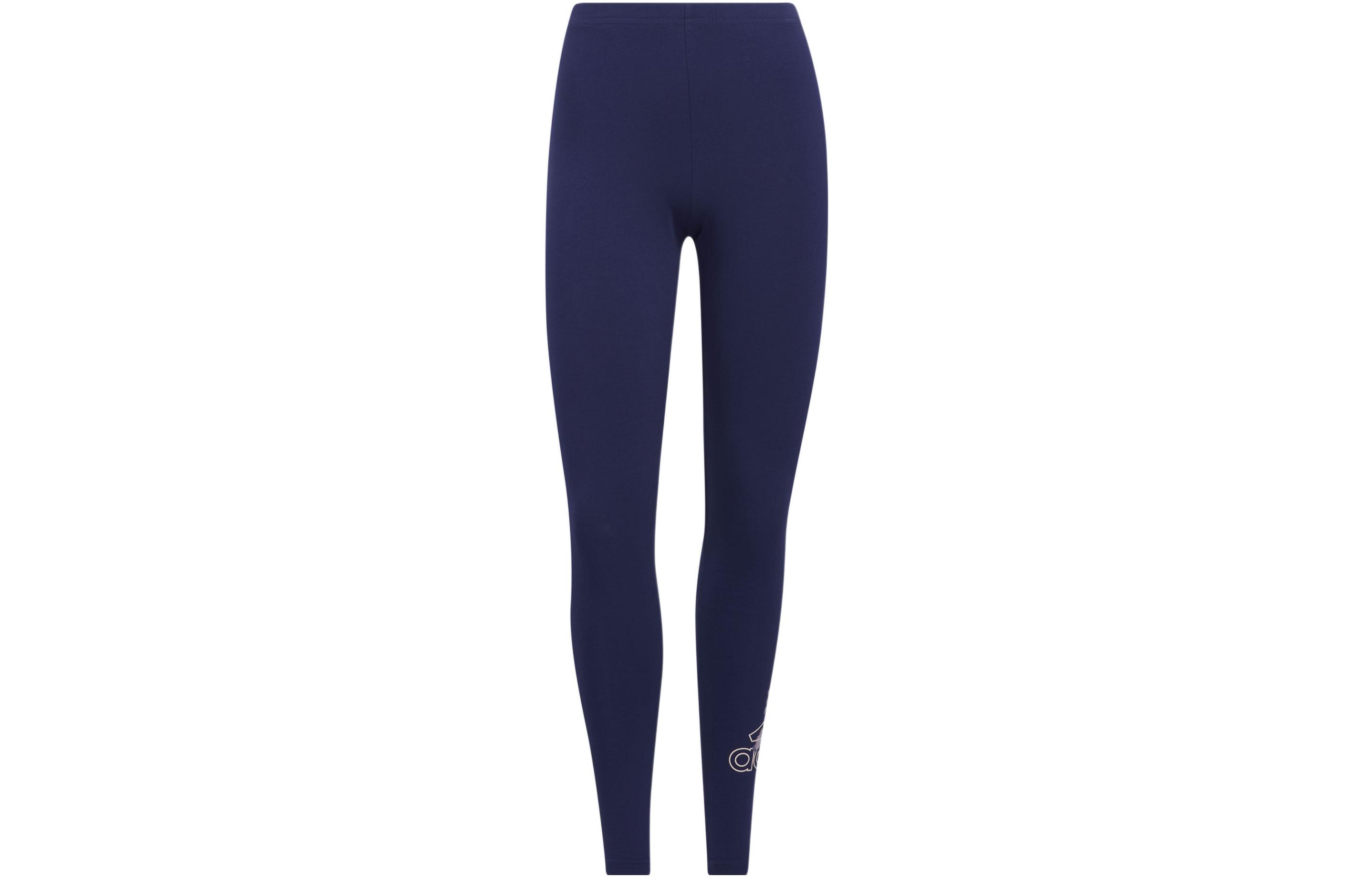 Adidas Knitted Sweatpants Women s Dark Blue Moderate Slim Fit Pants HT3141 S