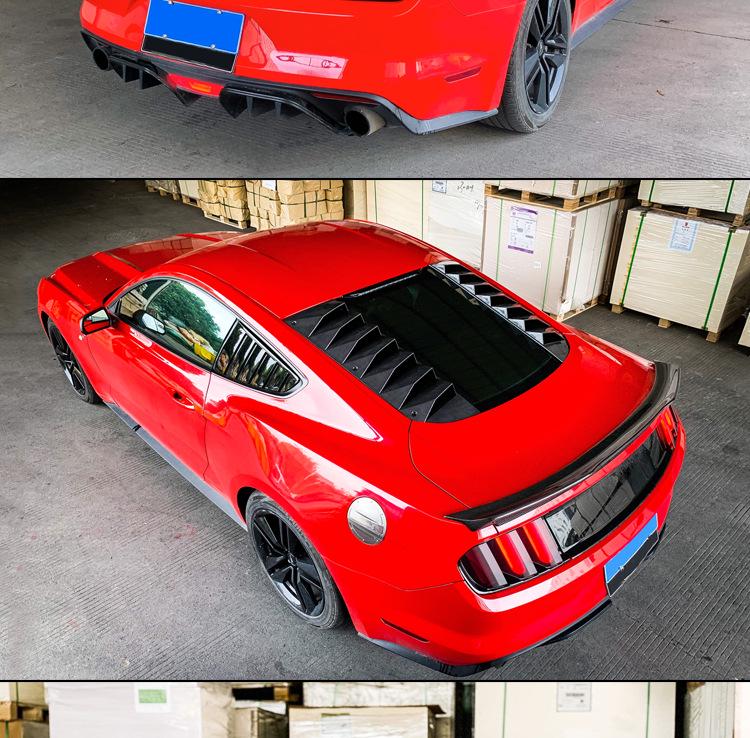 Rear Window Louvers Sunshade for 2015-2023 Ford Mustang