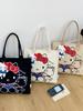 Student Tutoring Canvas Tote Bag - 2025 New Women's Large-Capacity Shoulder Bag for Commute & Versatile Use.