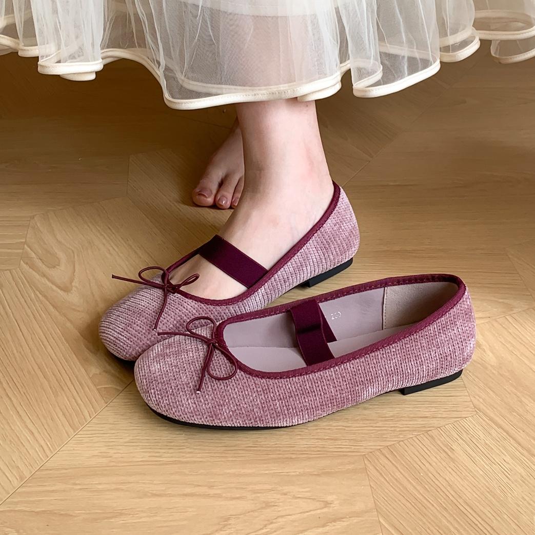 

Мода Bailamos Осень Женские Балетки Мода Круглый Носок Неглубокие Слипоны Женские Красные Балетки Мягкий Плоский Каблук Туфли Мэри Джейн Му 40 фиолетовый