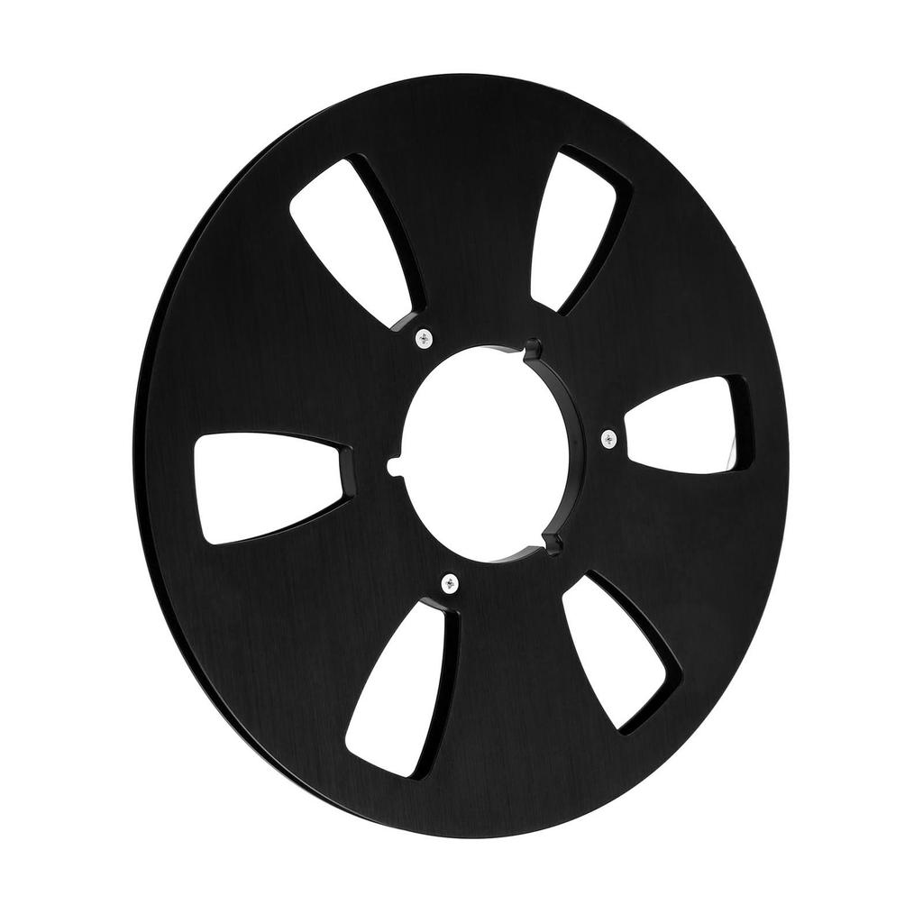 1 4 10.5 Inch Empty Takeup Reel 6 Hole Aluminum Alloy Universal Opening Machine Part Sound Tape Takeup Reel