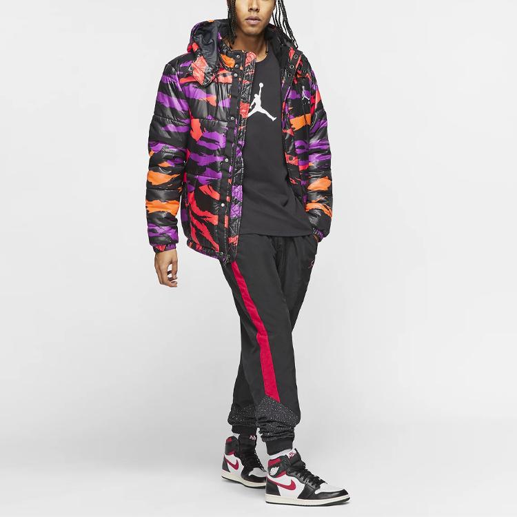 Jordan Short Hooded Jacket Men Outerwear Camouflage BQ5696-551